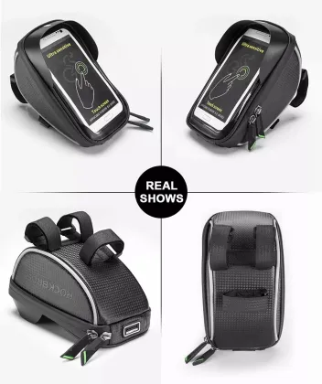 ROCKBROS Waterproof Front Tube Bicycle Bag for MTB Handlebar and Frame