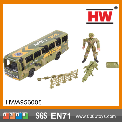 Military (Free Wheel) /Mini Bus , Soldiers Boys Toy