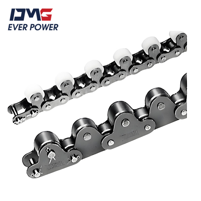 Kurze Pitch -Förderkette mit Top -Rollen