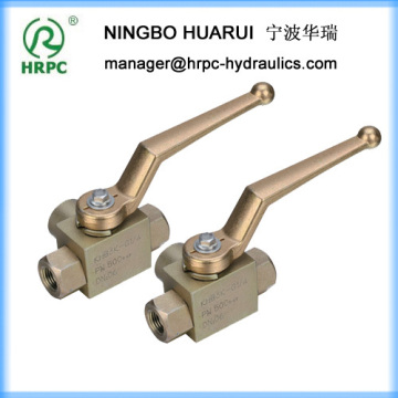 Bk3 High Pressure Threaded Connection 3-way Ball Valve 