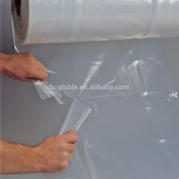 PE star sealed sack bags flat folded