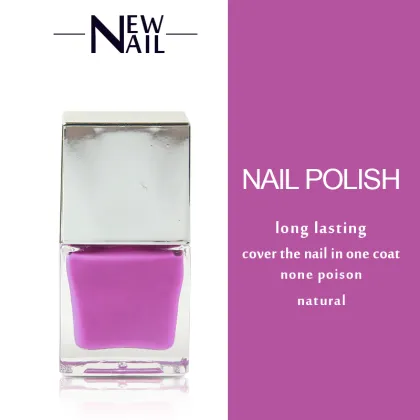 High Quality Oil-Based Nail Lacquer with Natural, No-Smelt Colorful Finish - Free Samples Available