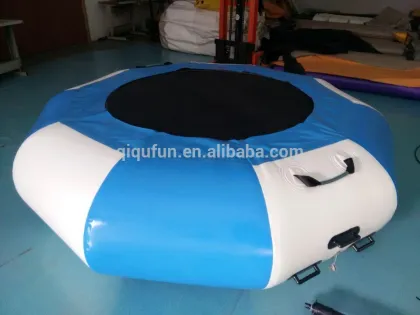 trampoline aqua fun inflatable water park with freefall and water trampoline