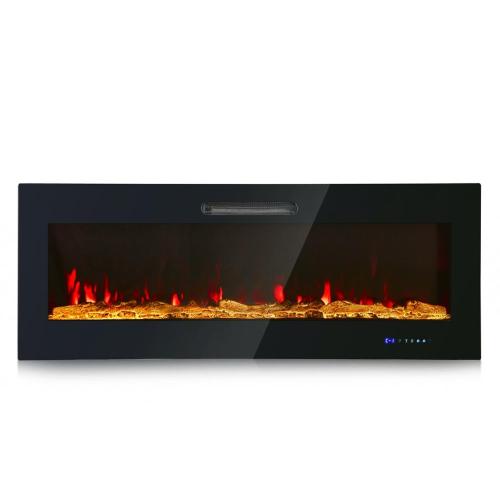 60 Inch High&Low Power Wall Mounted Electric Fireplace