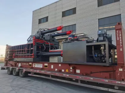 scrap aluminum copper baler machine