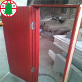 Composite wooden door full wood filled core