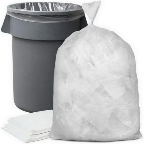 13 galones Cordón bolsas de basura – 200/caso – blanco – Bolsas de basura