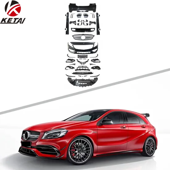 Hot Selling A45 AMG Style PP ABS Bumper Body Kit for BENZ W176 2013-2018