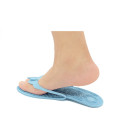 Nuevas pantuflas de lavado de pie de pie de lazada cerdas de silicona