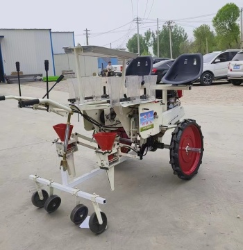 2-Row Self-Propelled Vegetable Seed Planter - Transplanter for Eggplant, Peppers, and Tomatoes