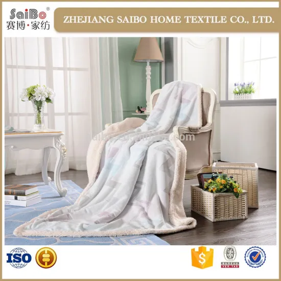 Cotton Sherpa Warm blanket