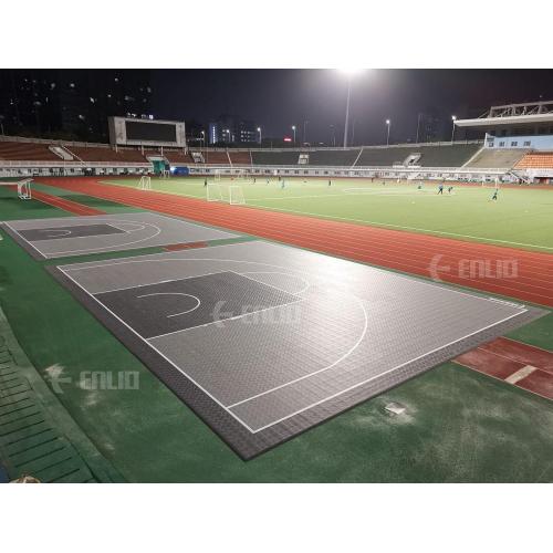 SES Outdoor SES Interlocking Court Court สำหรับสนามบาสเก็ตบอล