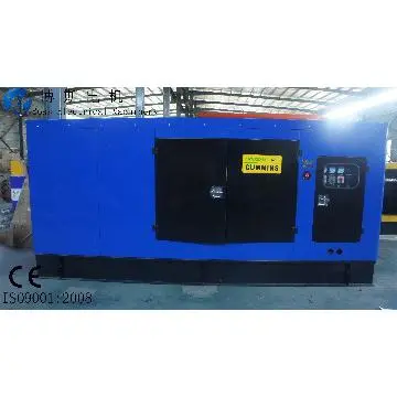 60Hz Cummins 220kw cummins soundproof  silent type Diesel Genset