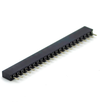 Intestazione femmina da 1,27 mm Fila singola diritta 22P