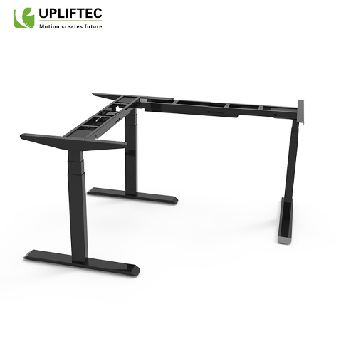 3-Leg Height-Adjustable Standing Desk Base