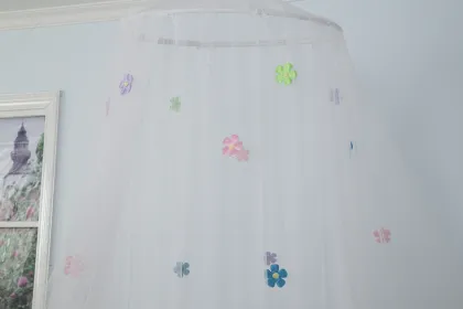 Beautiful Flower Girls Bed Princess Bedroom Mosquito Netting