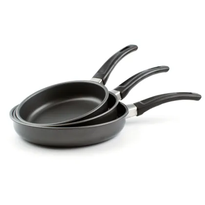Non-Stick Black Frying Pan 14-18cm - Kitchen Chef Cookware