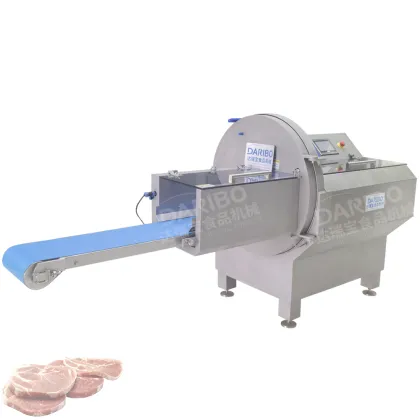 DARIBO 25K-C Automatic Meat Processing Machine - Frozen Meat Slicer for Bacon, Ham, Beef, and Pork