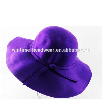 Conical Pirate Wide Brim Juzz Supreme Fur Felt Lady Wool Hat