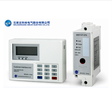 Smart single phase split electricity energy meter