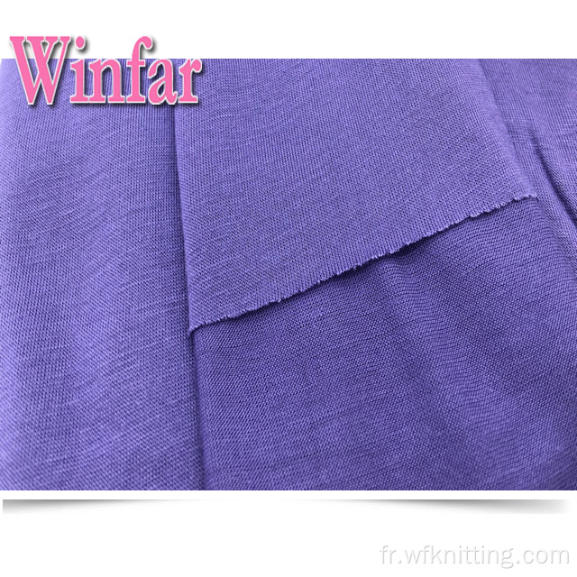 Viscose Knit 95% Rayonne 5% Spandex Tissu