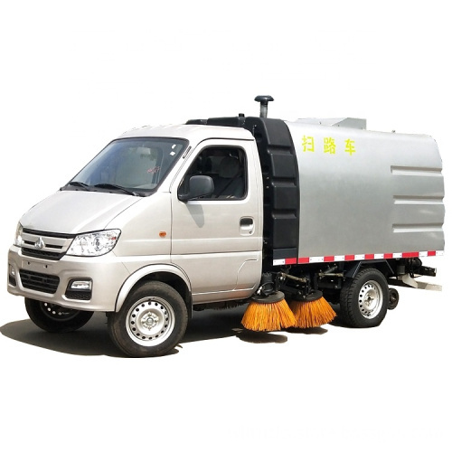 China Small 4X2 changan Road Sweeper Vacuum Dust Collection Truck 3m3 petrol Sweeper Truck