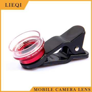 Cheap Price LIEQI Mobile Phone Camera Universal Clip 6X Fixed Focus Macro Scope Lens