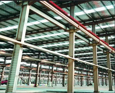 Steel Structure Building (Use Corrugated Steel Web, reduce cost 20%)