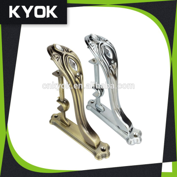 KYOK China made High quality brass aluminium curtain rod bracket