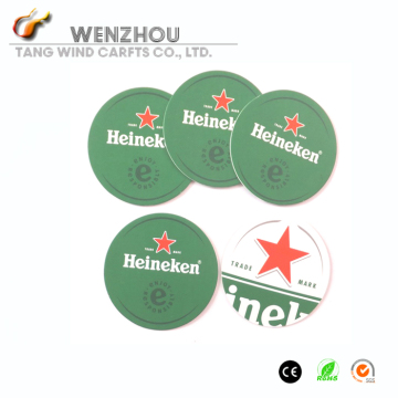 Eco-frindly SGS tea absorbent paper coaster for restaurant
