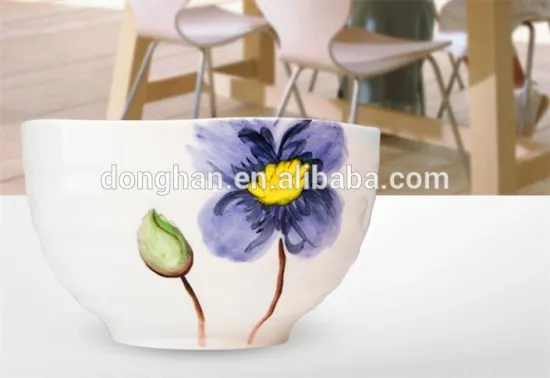 wholesale ceramic high quality decal bowl with low price