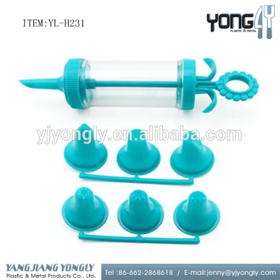 Hot sell Plastic 7pcs decorating cake tools decorating tip set