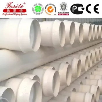 Drainage water pipe and fitting PVC-U