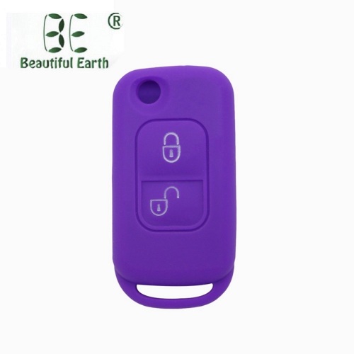 Fold Silicone Car Key Protective Cover For Benz