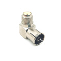 IEC PAL Female to F Female Coaxial Adapter