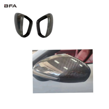 Custom Dry Carbon Fiber Rearview Mirror Caps for Porsche 911 992