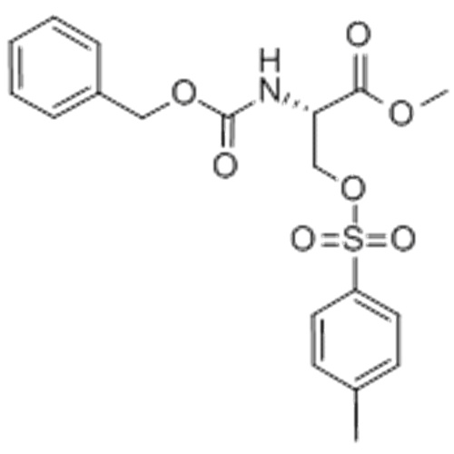 L-seryna, O - [(4-metylofenylo) sulfonylo] -N - [(fenylometoksy) karbonylo] - ester metylowy CAS 1492-52-0