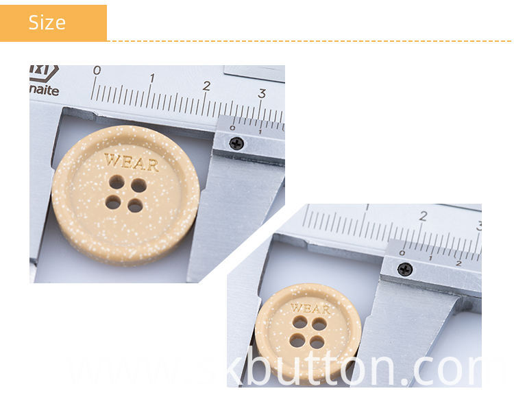 3,600 Count Buttons (25 Gross) - 3/8 Orange Plastic 4-Hole Shirt Buttons  in Bulk (M418.02)