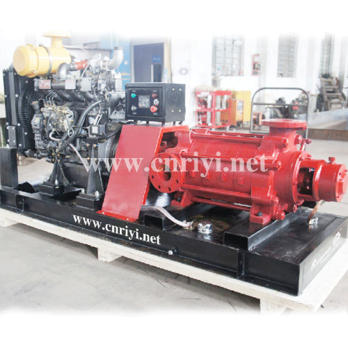 20m lift 500m3/h flow diesel engine fire fighting pump with 8 inch outlet