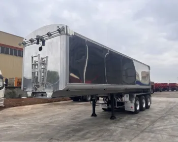 45 Cubic Aluminium dump Semi Trailer