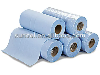 Blue Industrial Wiper Roll