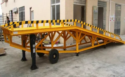 Mobile loading dock ramps