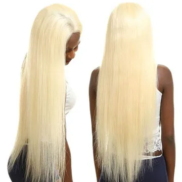 Transparent blonde wigs lace frontal perruque blonde 613 virgin hair wigs human hair lace front brazilian wigs raw hair vendors
