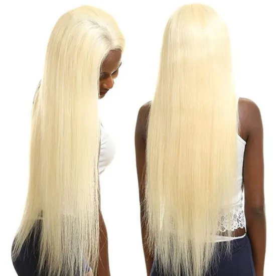 Transparent blonde wigs lace frontal perruque blonde 613 virgin hair wigs human hair lace front brazilian wigs raw hair vendors