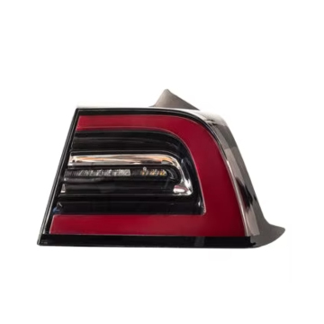Lampu ekor lampu LED sisi luar untuk Tesla Model 3 2017-2019-1077397-00-G &amp; 1077398-00-G