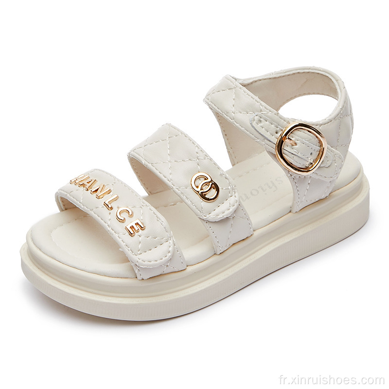 Petites filles sandales tendance sandales en cuir souple sandales