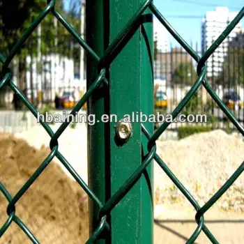 Hot sale PVC coated chain link wire mesh fence