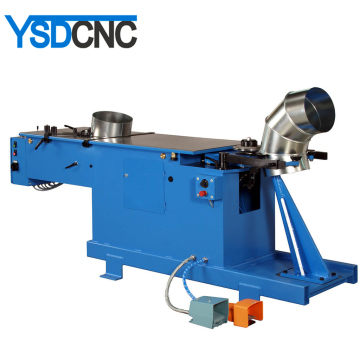 Galvanized Steel Circular Air Tube Manual Gutter Elbow Machine for Sale