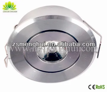 ceiling lamp silver color 1W led ceiling lights taiwan quality long life