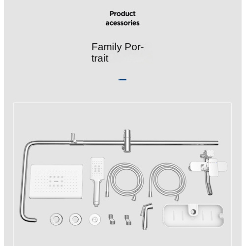 Brass Faucet 4-Function Wall Mounted Shower Set